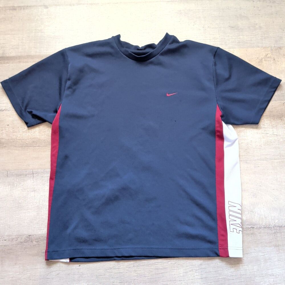 Vintage Nike Jersey Shirt Mens XL?- Gray Tag Active Warm Up Shooting Blue Sewn